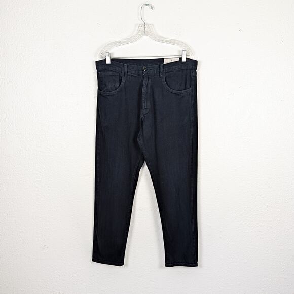 Prospective Flow Men's Black Herringbone Pants size 32 Made in USA - Picture 1 of 11